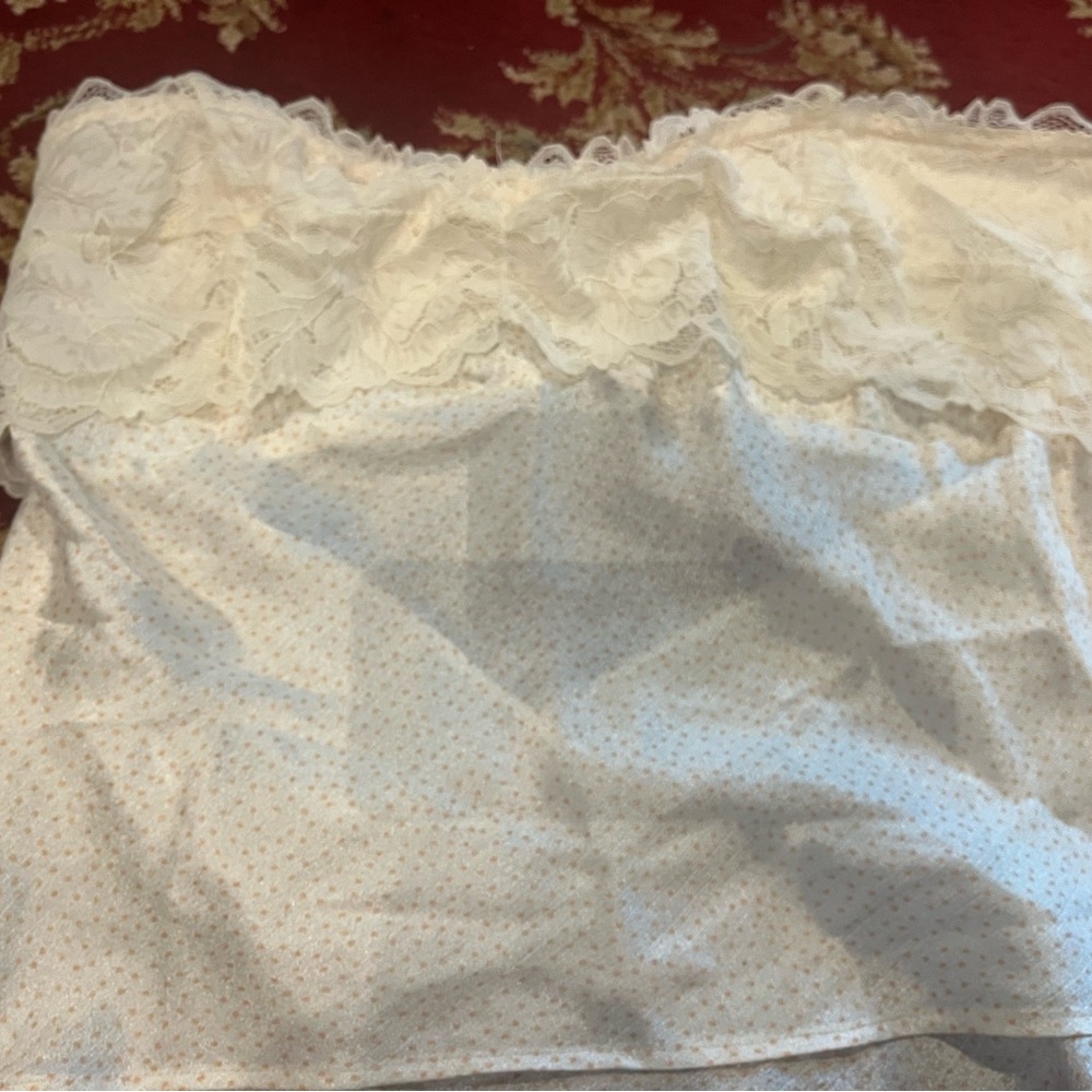 Free People Cream Lace Women's Chemise
